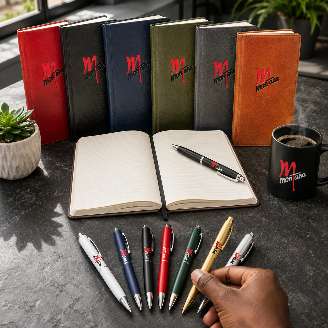Notebooks and Pens